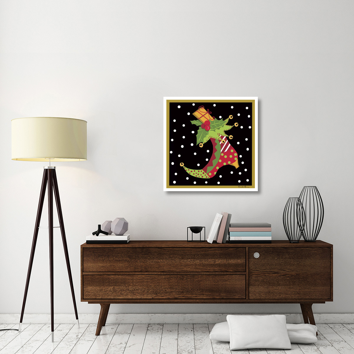 The Night Before Chrsitmas III -Paper Art-32&quotx32"