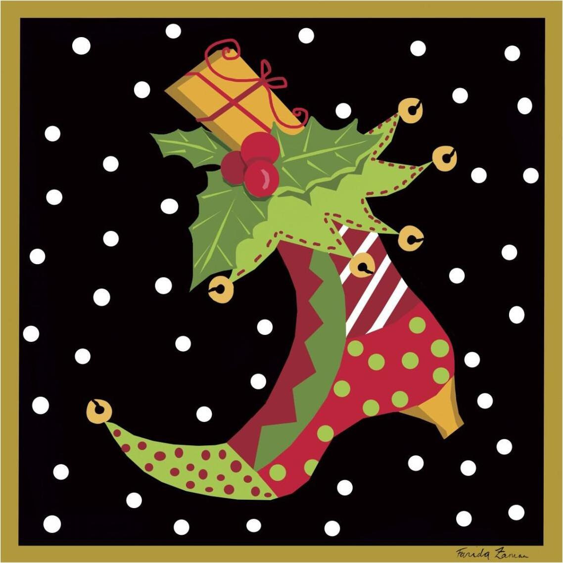 The Night Before Chrsitmas III -Paper Art-38&quotx38"