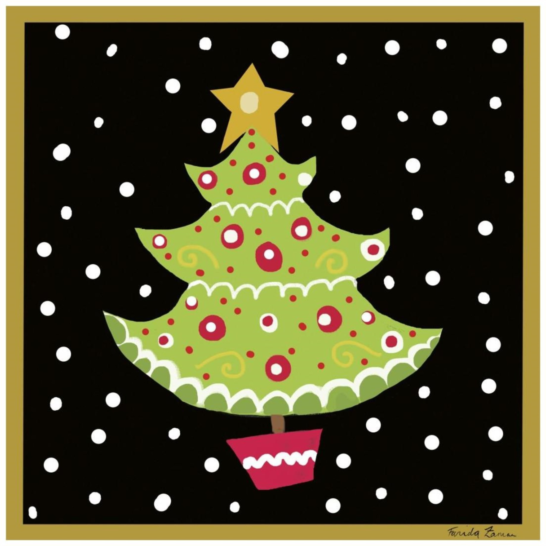 The Night Before Christmas IV -Paper Art-20&quotx20"