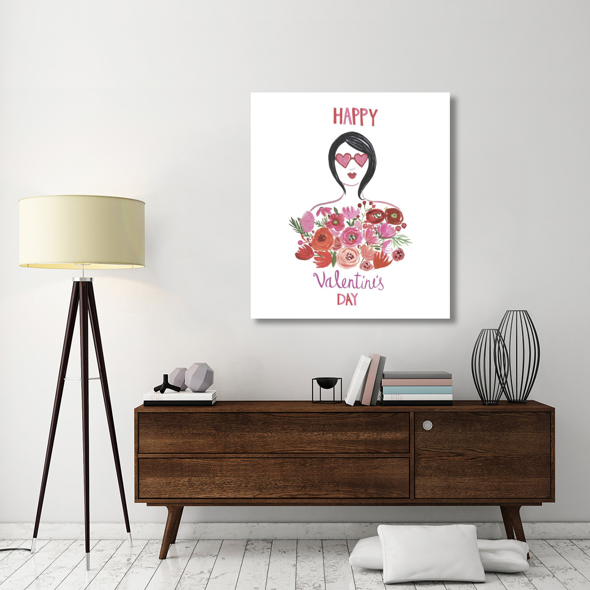Valentine Chic I -Paper Art-40.72&quotx46"