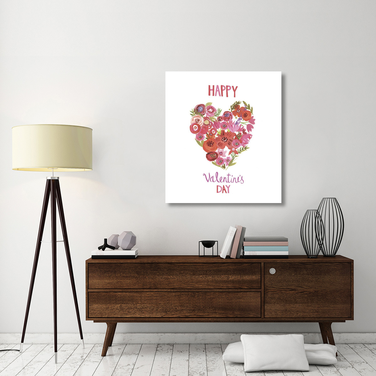 Valentine Chic II -Paper Art-37.2&quotx42"