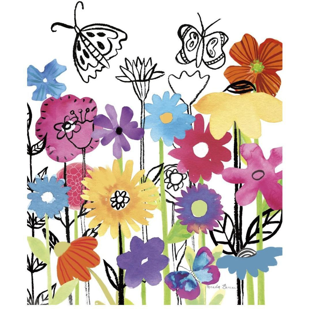 Floral Magic II -Paper Art-22&quotx26"
