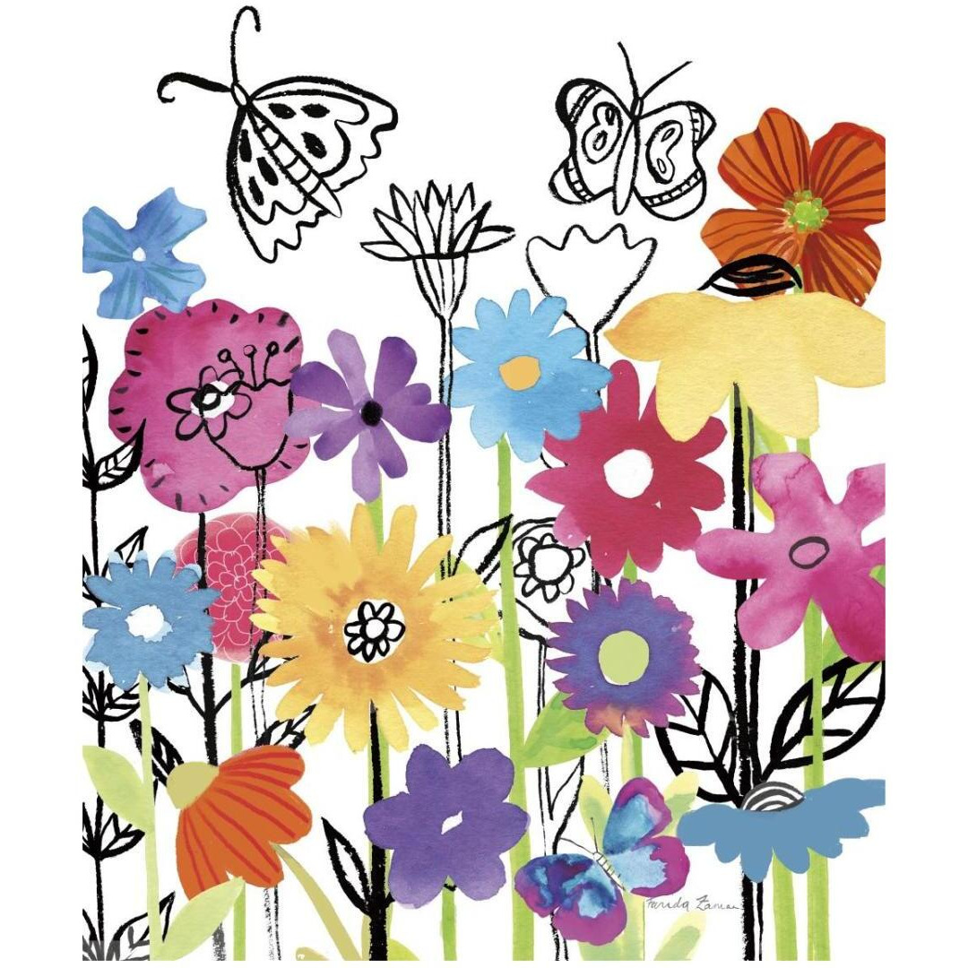 Floral Magic II -Paper Art-24&quotx30"
