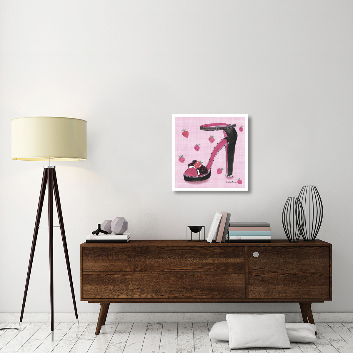 Love Shoes I -Paper Art-26&quotx26"