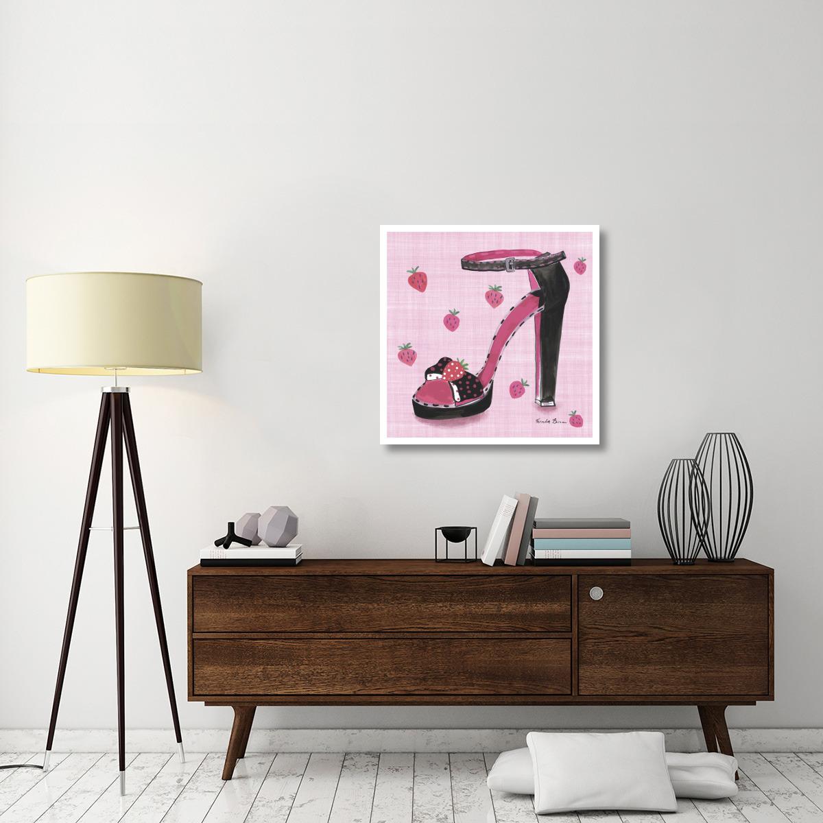 Love Shoes I -Paper Art-32&quotx32"