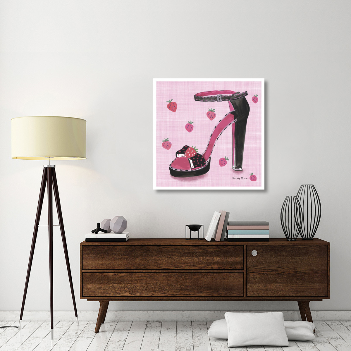 Love Shoes I -Paper Art-38&quotx38"
