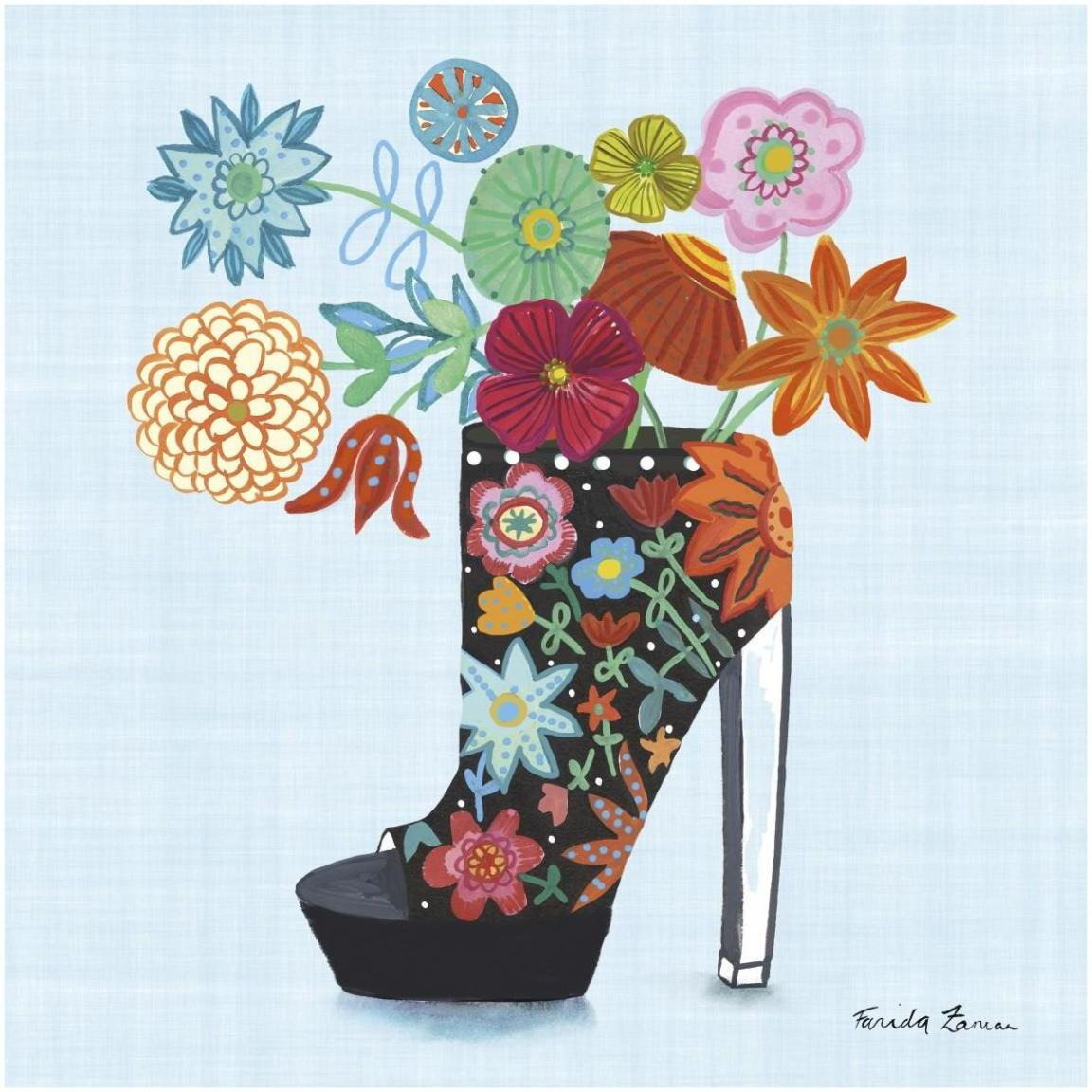 Love Shoes II -Paper Art-42&quotx42"
