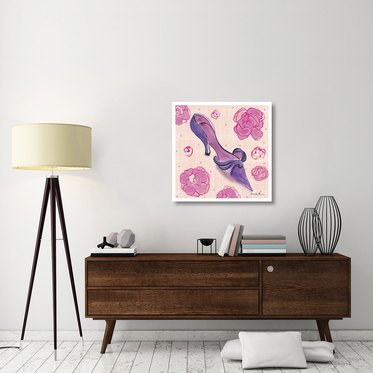 Love Shoes IV -Paper Art-32&quotx32"