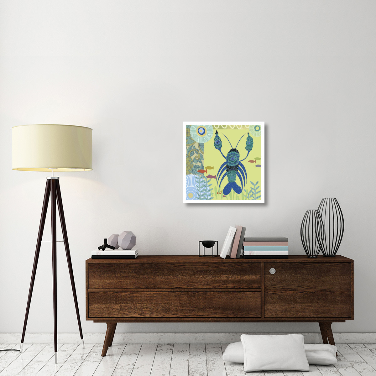 Underwater World I -Paper Art-26&quotx26"