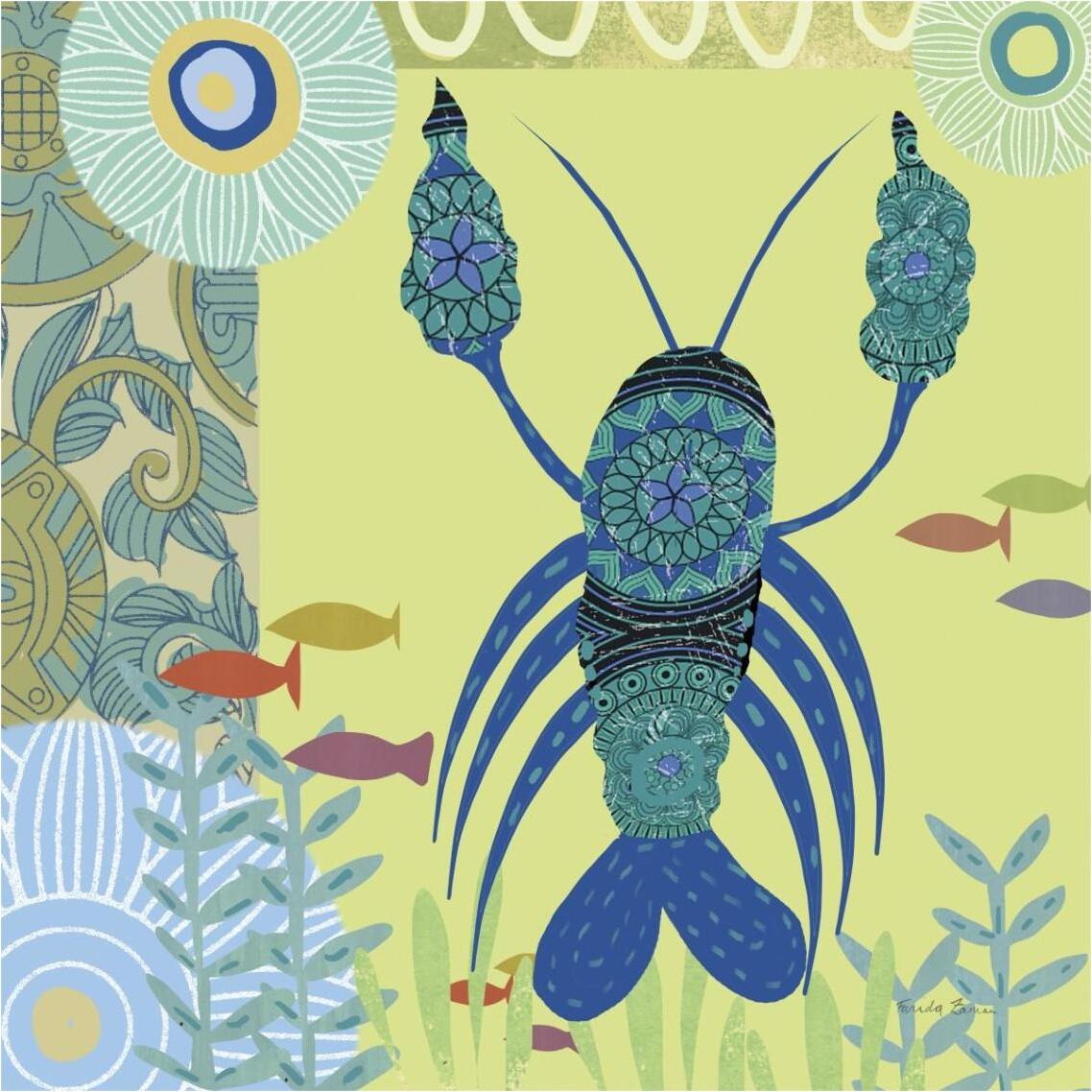 Underwater World I -Paper Art-38&quotx38"