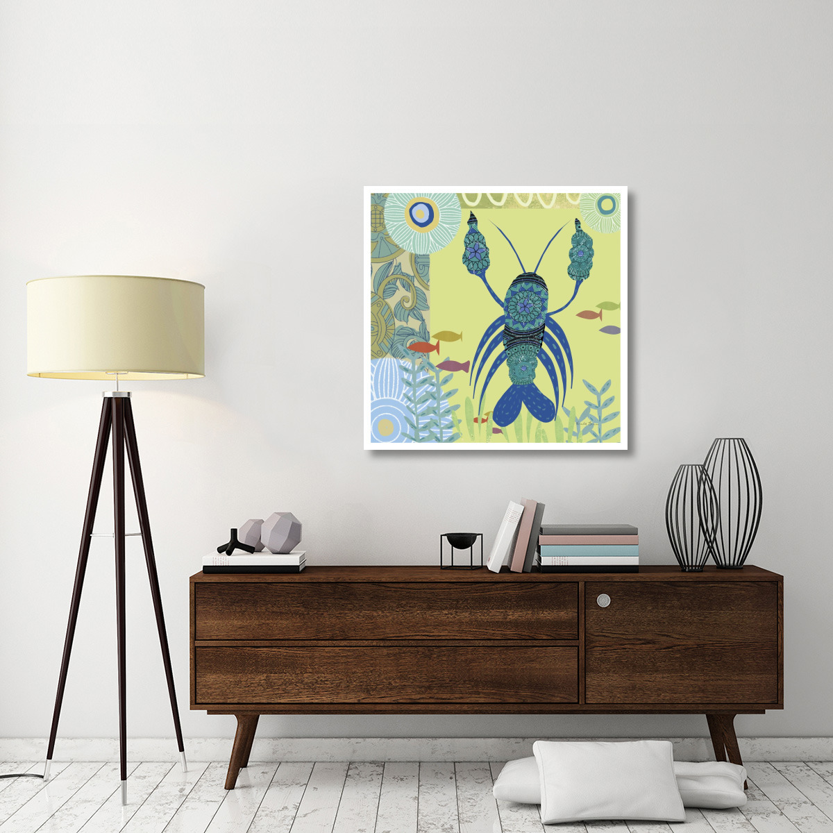 Underwater World I -Paper Art-38&quotx38"
