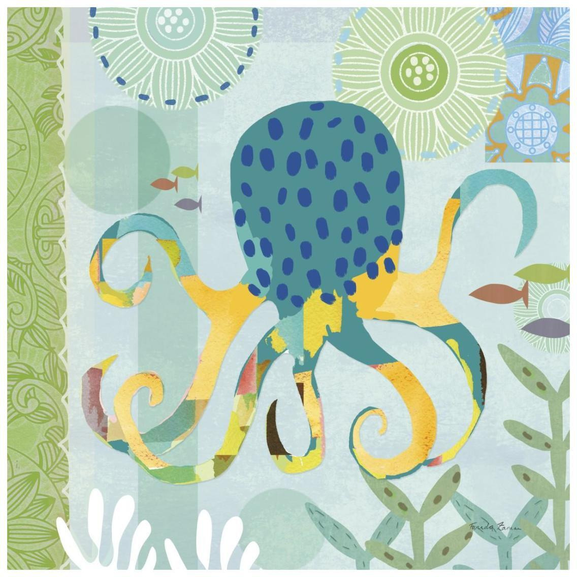 Underwater World II -Paper Art-26&quotx26"