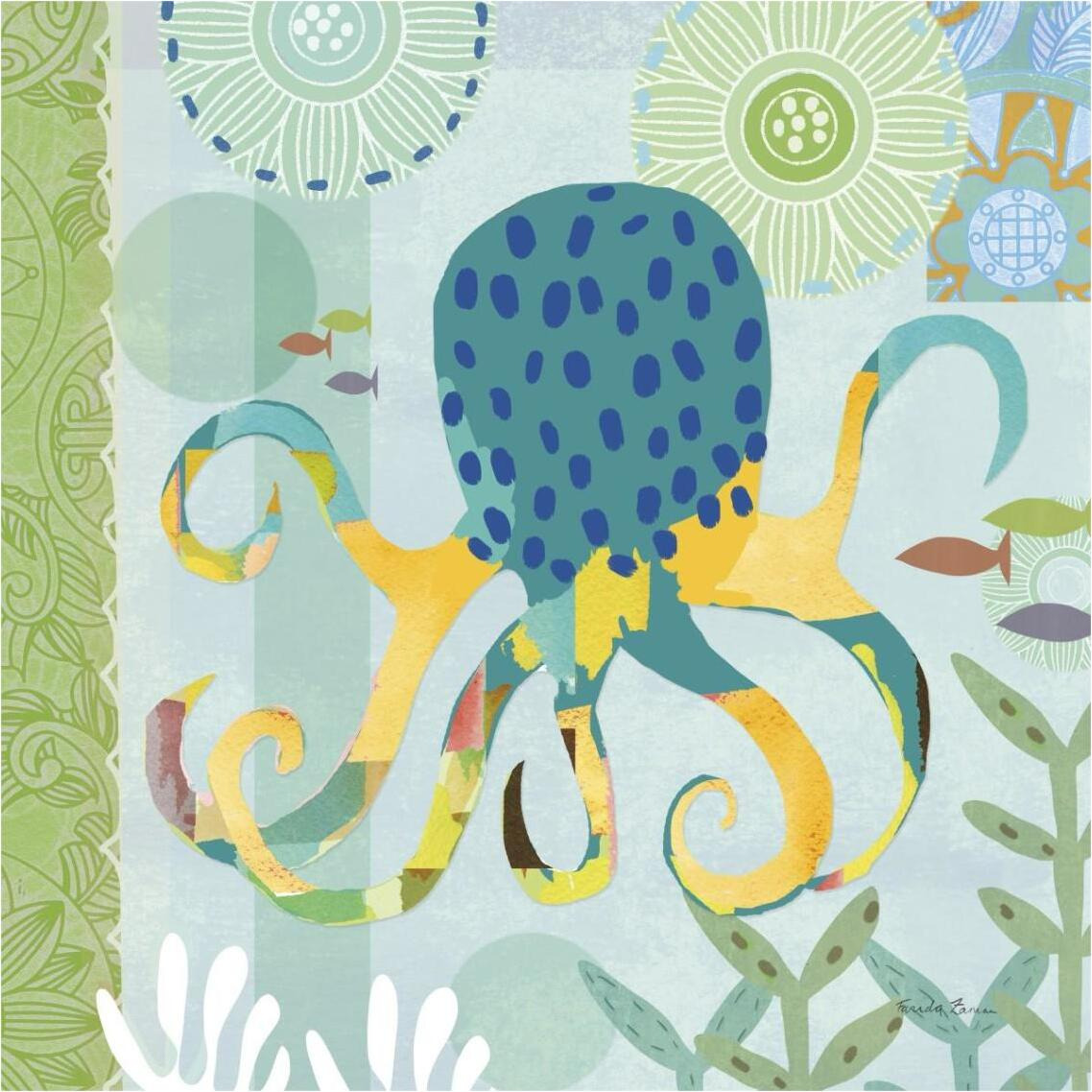 Underwater World II -Paper Art-38&quotx38"