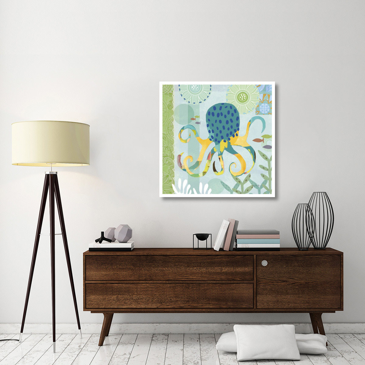 Underwater World II -Paper Art-38&quotx38"