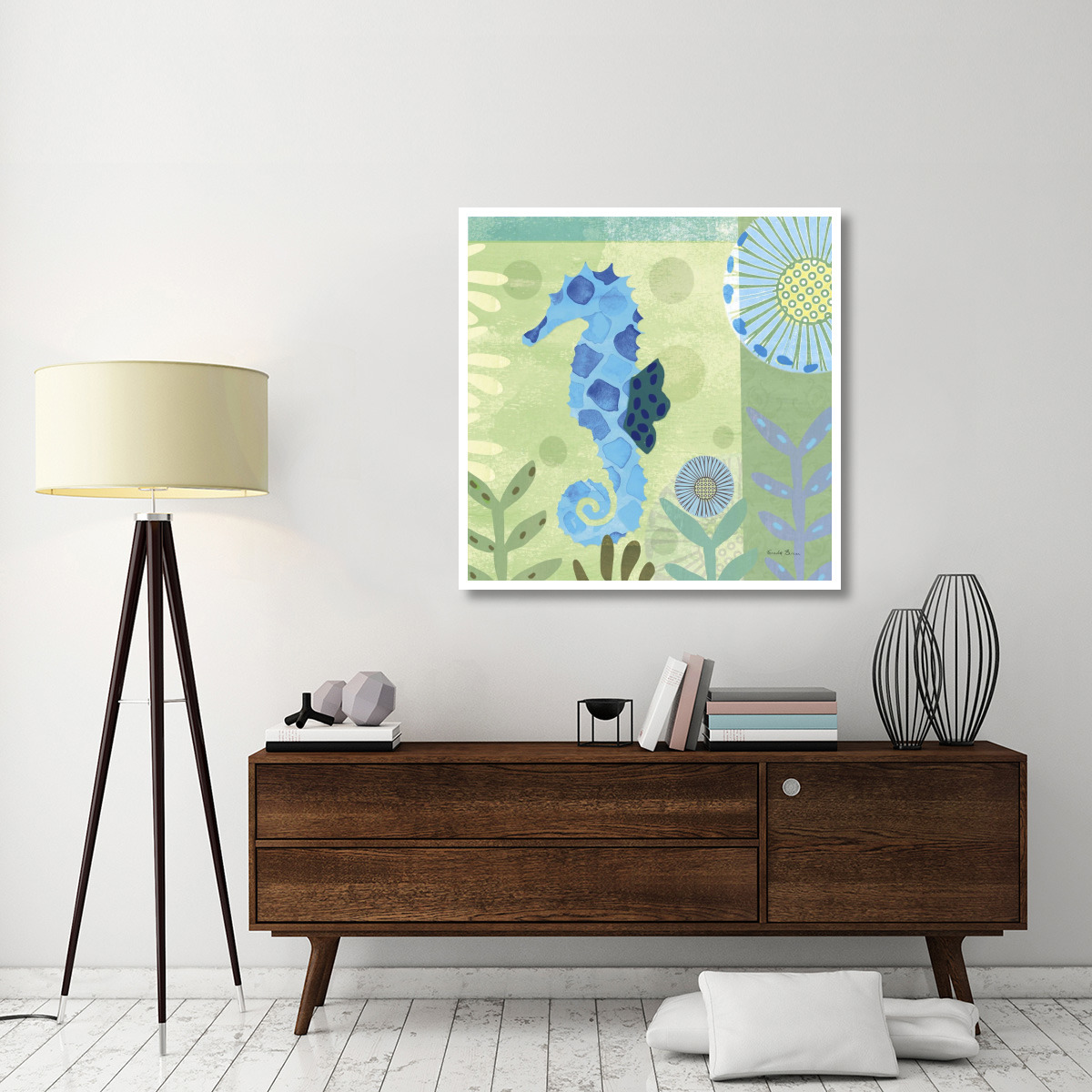 Underwater World III -Paper Art-42&quotx42"