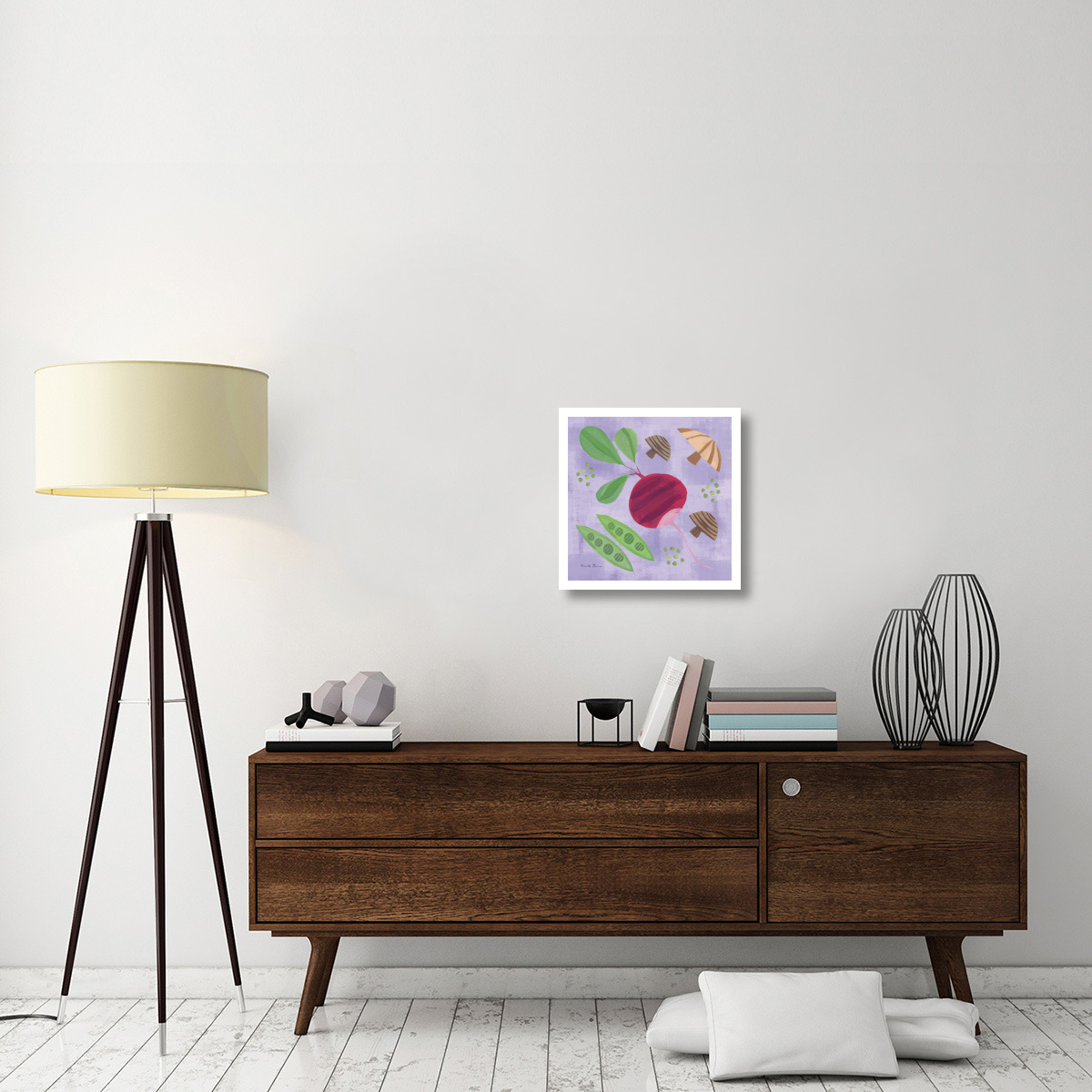 Veggie Time III -Paper Art-20&quotx20"