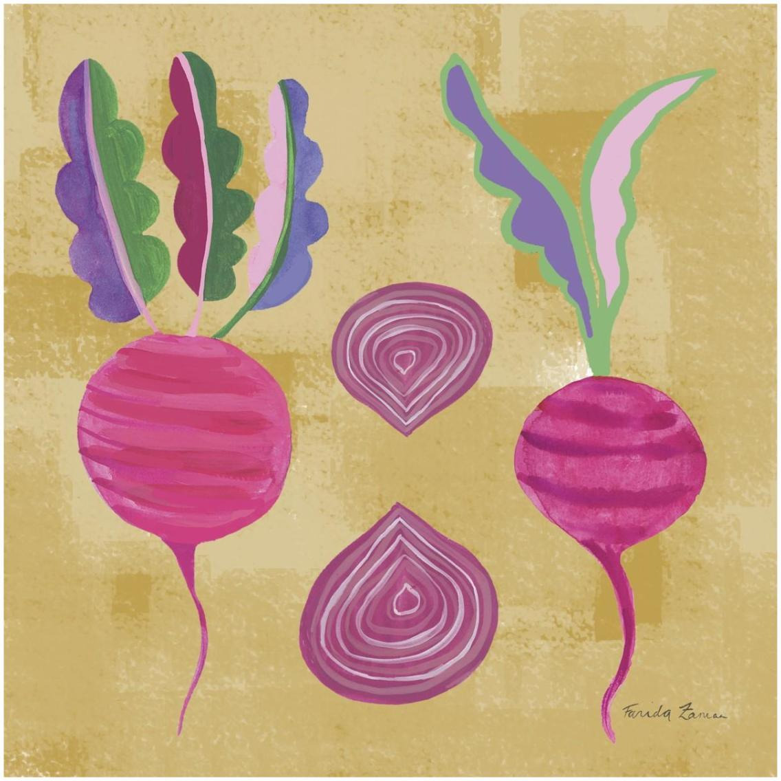 Veggie Time IV -Paper Art-32&quotx32"