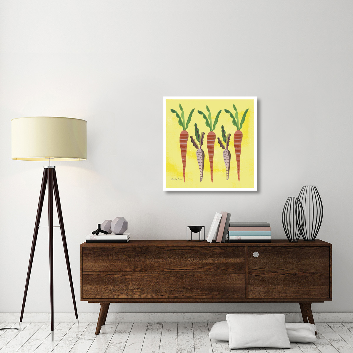 Veggie Time V -Paper Art-32&quotx32"