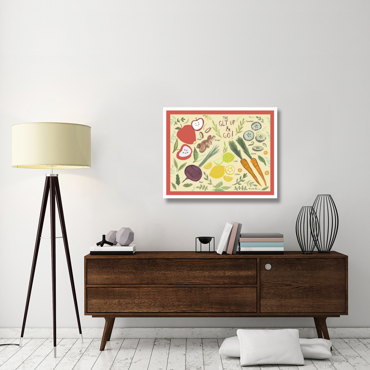 Fruity Smoothie I -Paper Art-37&quotx30"
