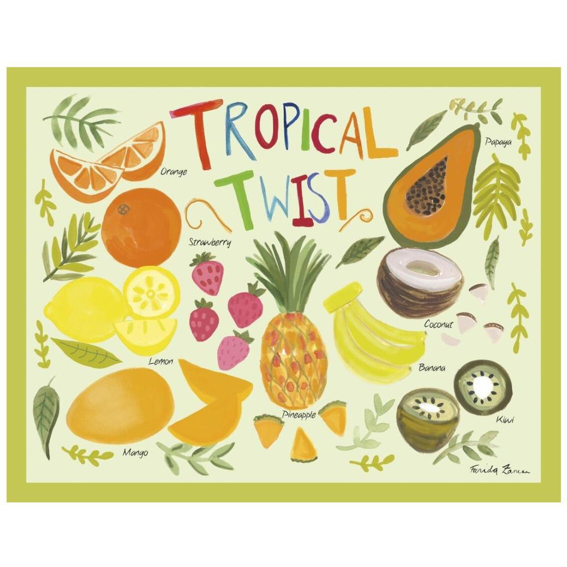 Fruity Smoothie II -Paper Art-26&quotx22"