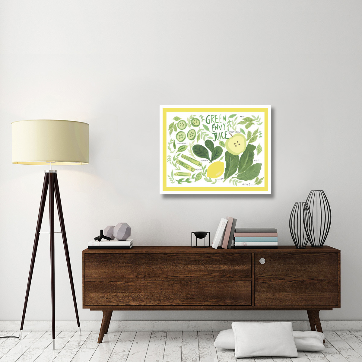Fruity Smoothie III -Paper Art-37&quotx30"