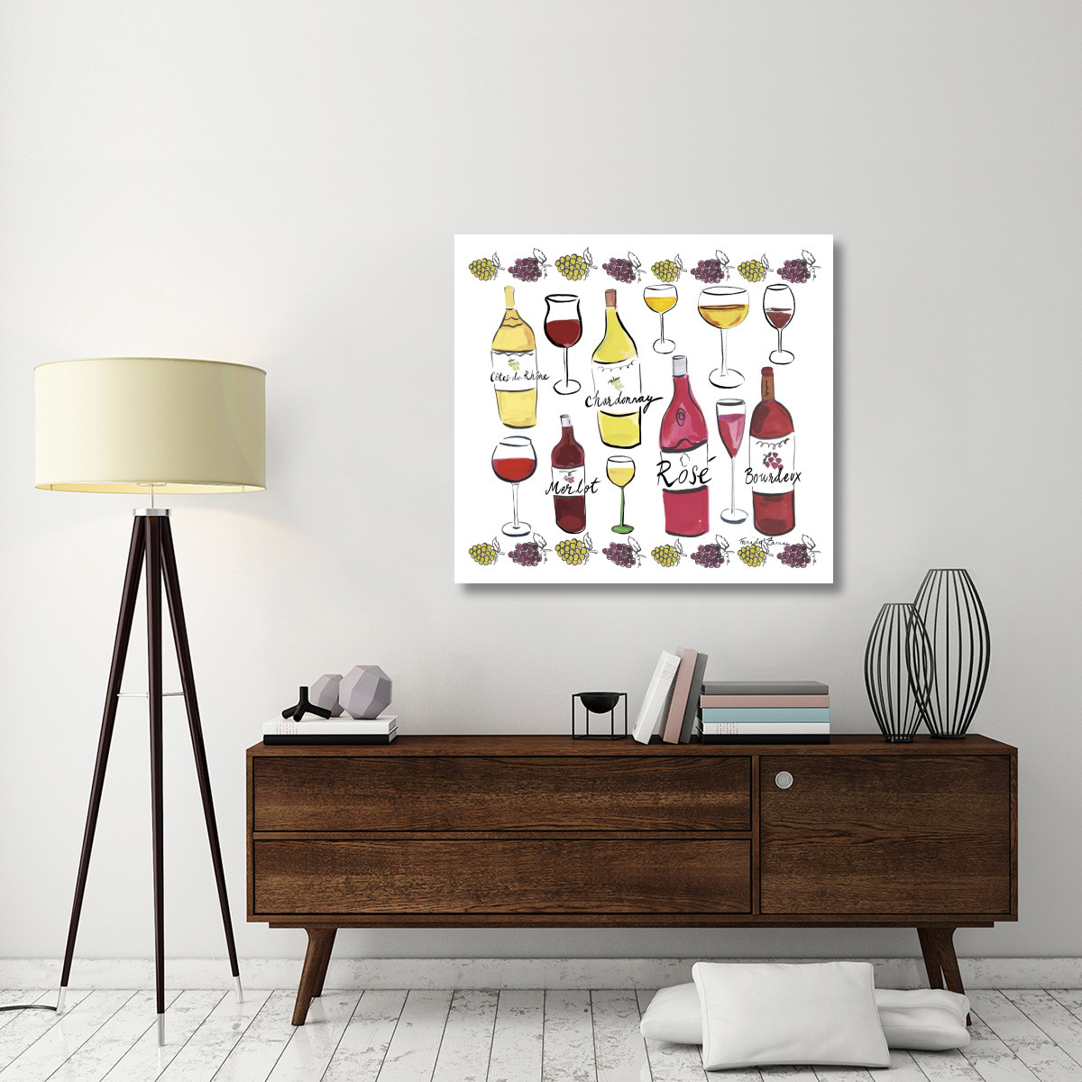 Wine Time I -Paper Art-42&quotx38.8"