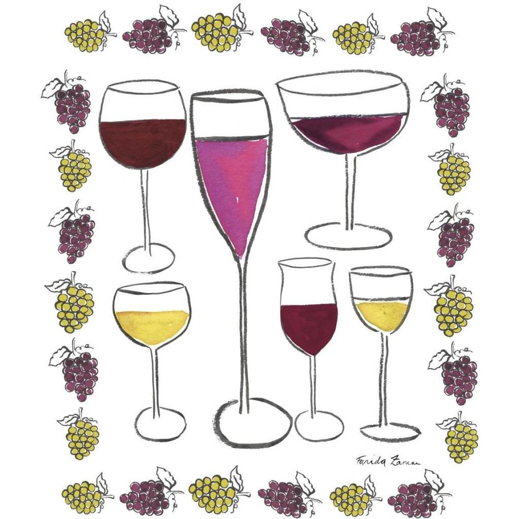 Wine Time II -Paper Art-15.28&quotx18"