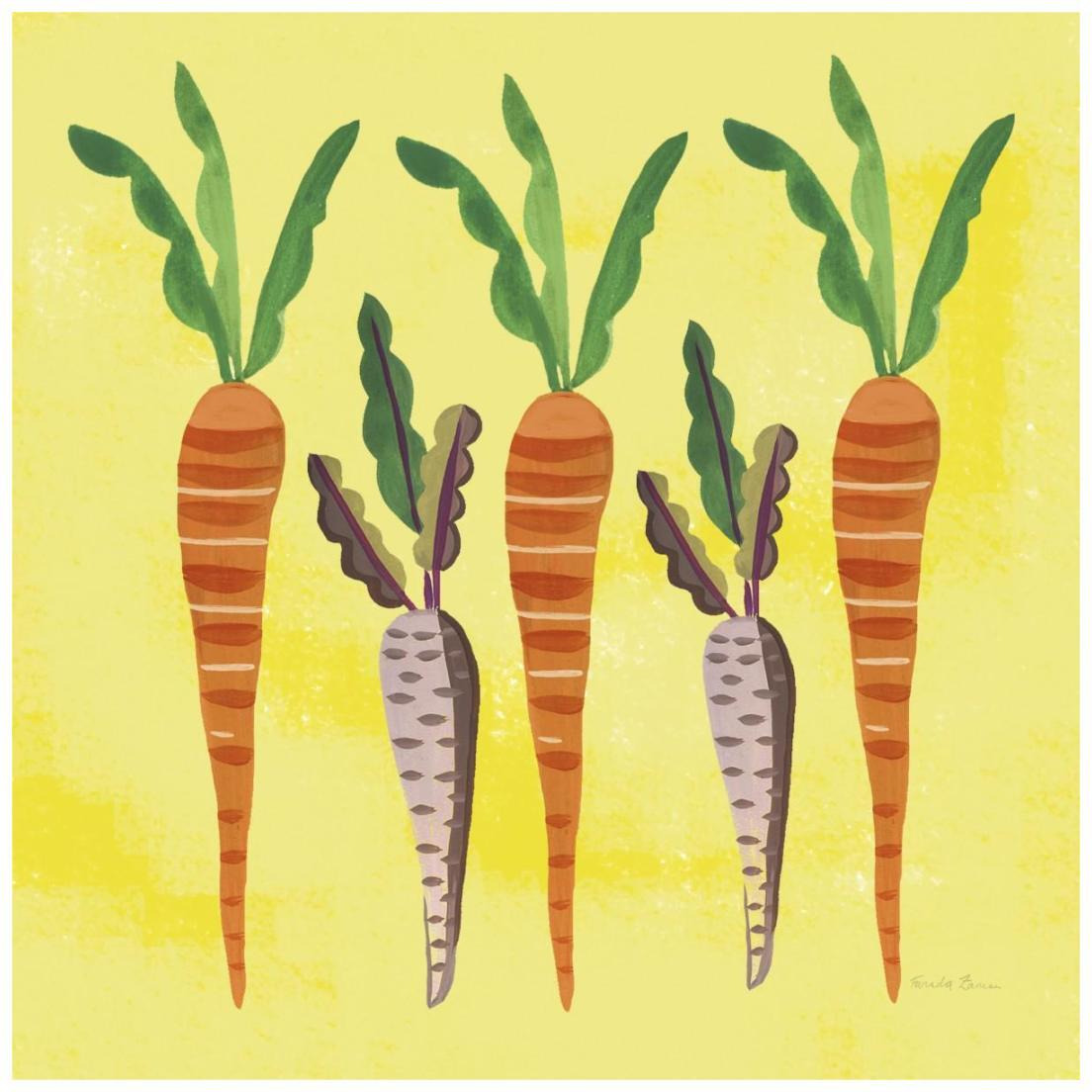 Veggie Time V v2 -Paper Art-20&quotx20"