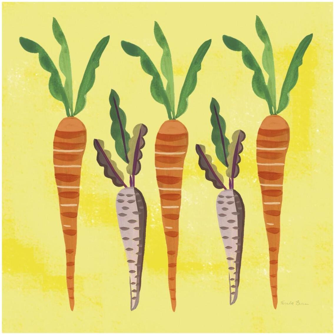 Veggie Time V v2 -Paper Art-32&quotx32"
