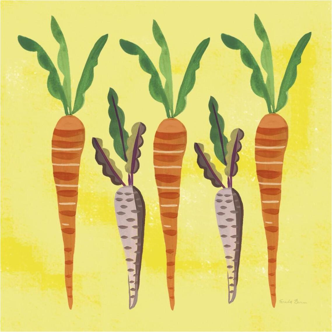 Veggie Time V v2 -Paper Art-38&quotx38"