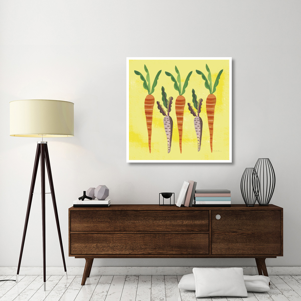 Veggie Time V v2 -Paper Art-42&quotx42"