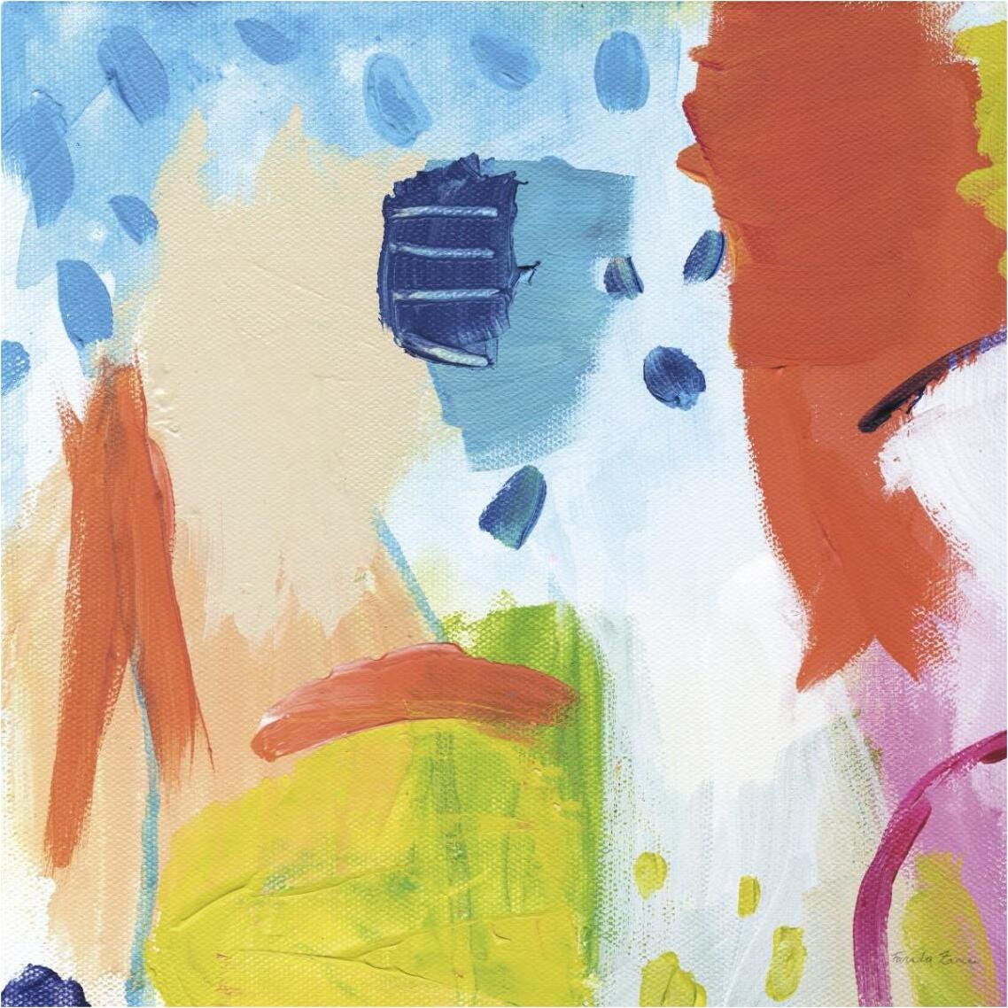 Cheerful I -Paper Art-38&quotx38"