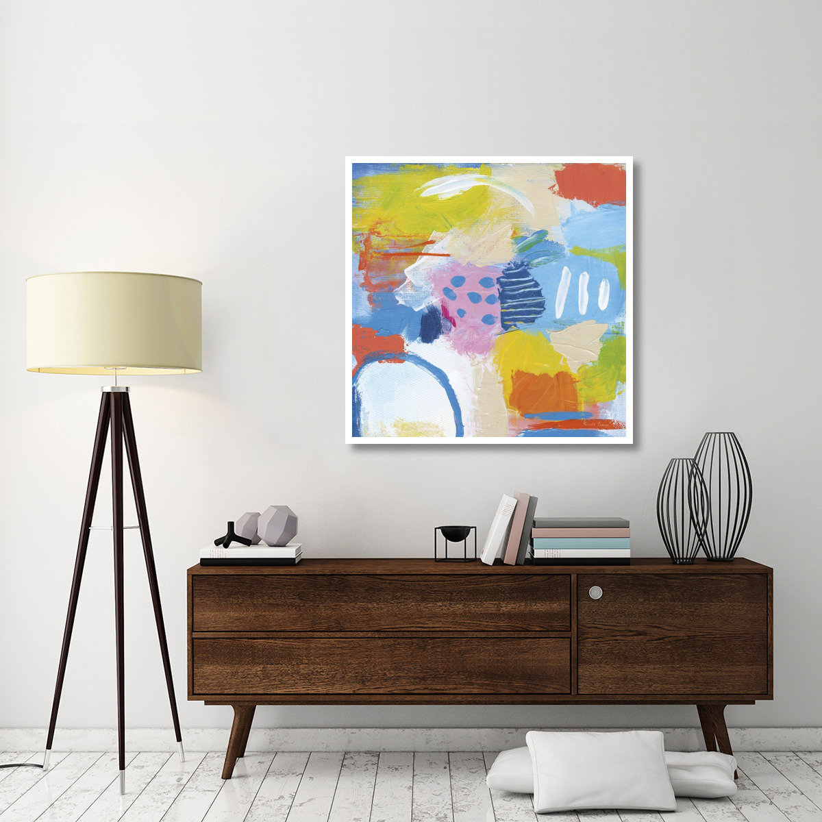 Cheerful II -Paper Art-42&quotx42"