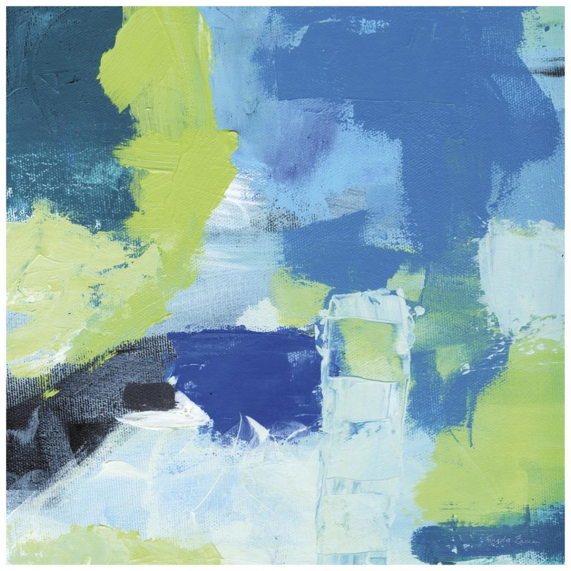 Mountain Reflection II -Paper Art-42&quotx42"