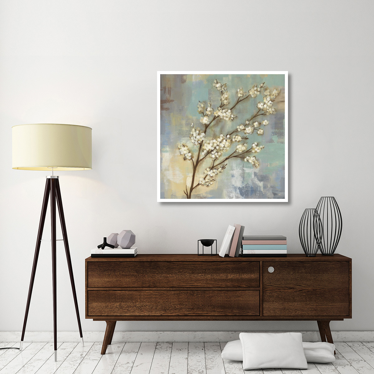 Kyoto Blossoms I -Paper Art-42&quotx42"