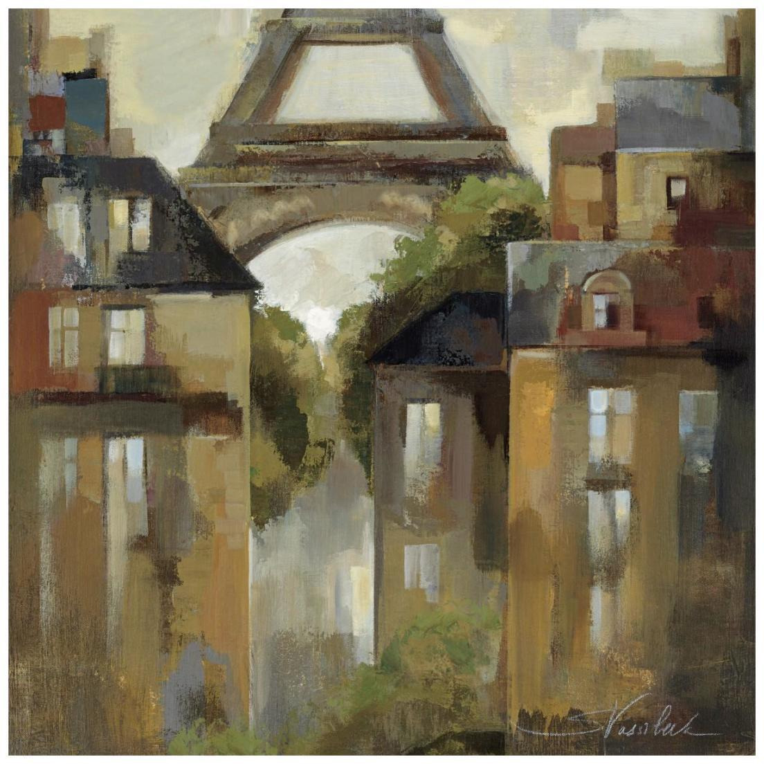 Paris - Late Summer I -Paper Art-20&quotx20"