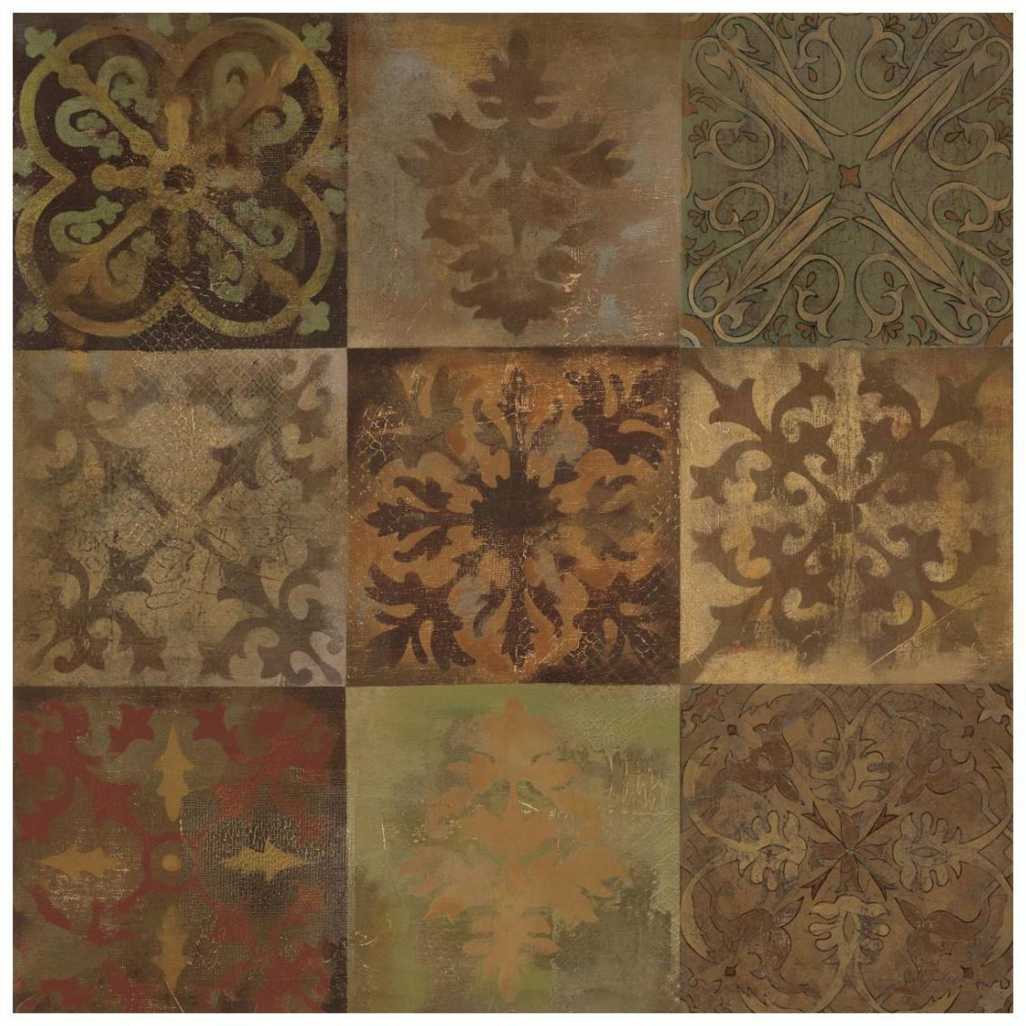 Barcelona Tiles II Wag -Paper Art-26&quotx26"