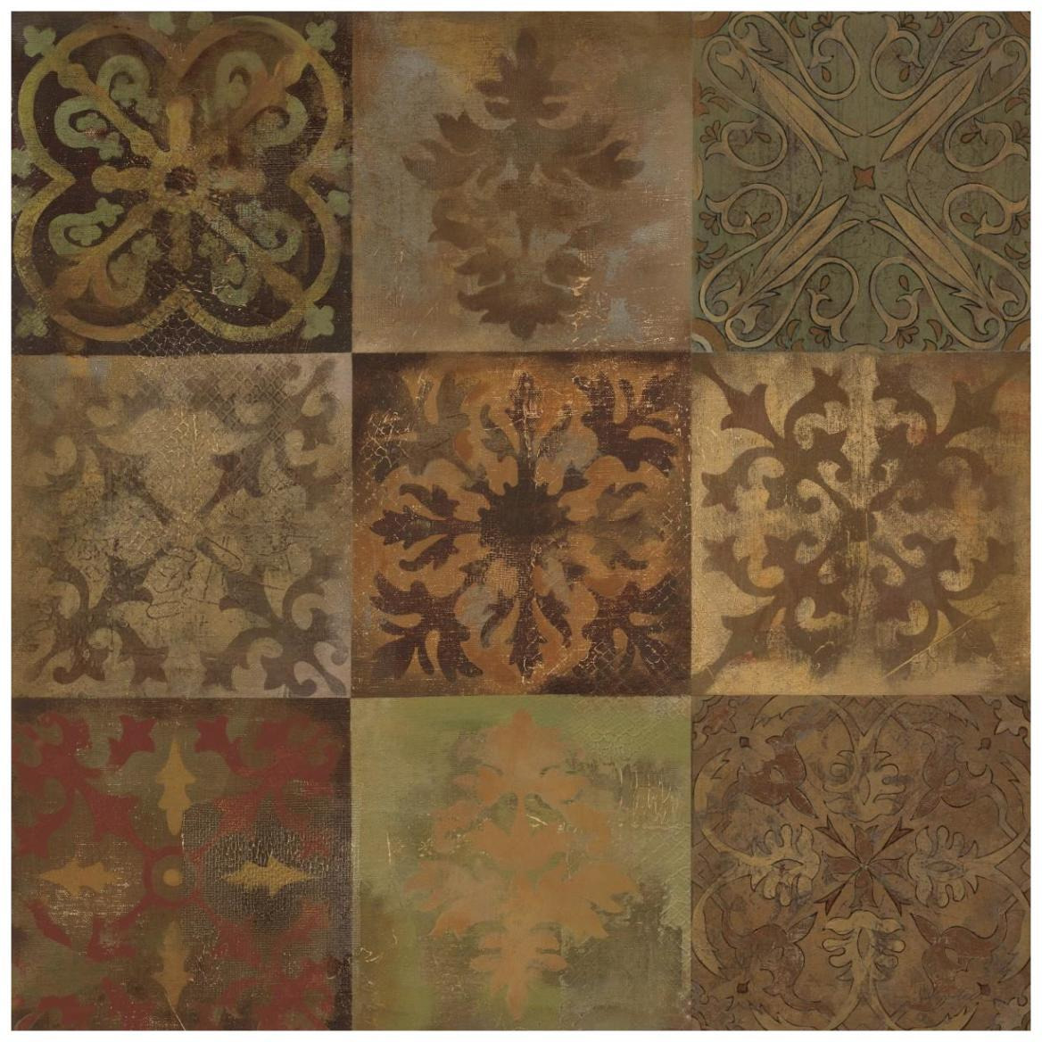 Barcelona Tiles II Wag -Paper Art-42&quotx42"