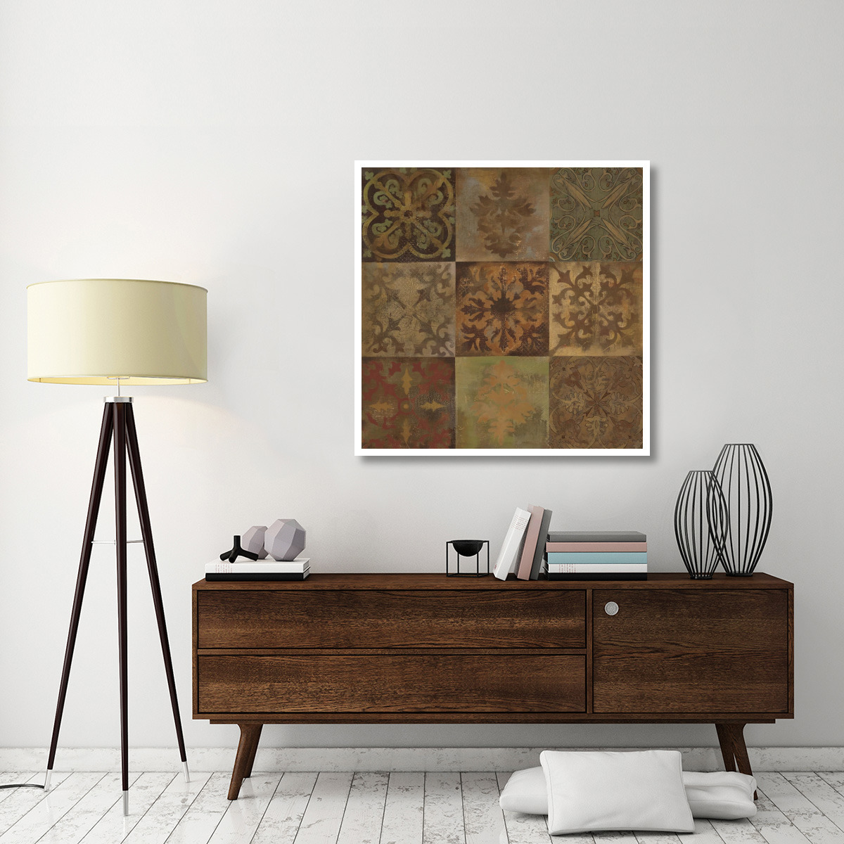 Barcelona Tiles II Wag -Paper Art-42&quotx42"