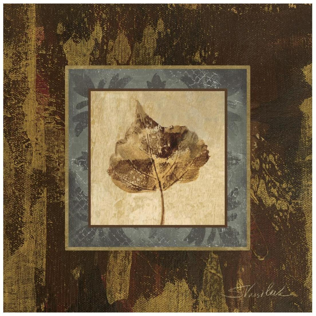 Autumn Leaf Square II -Paper Art-20&quotx20"