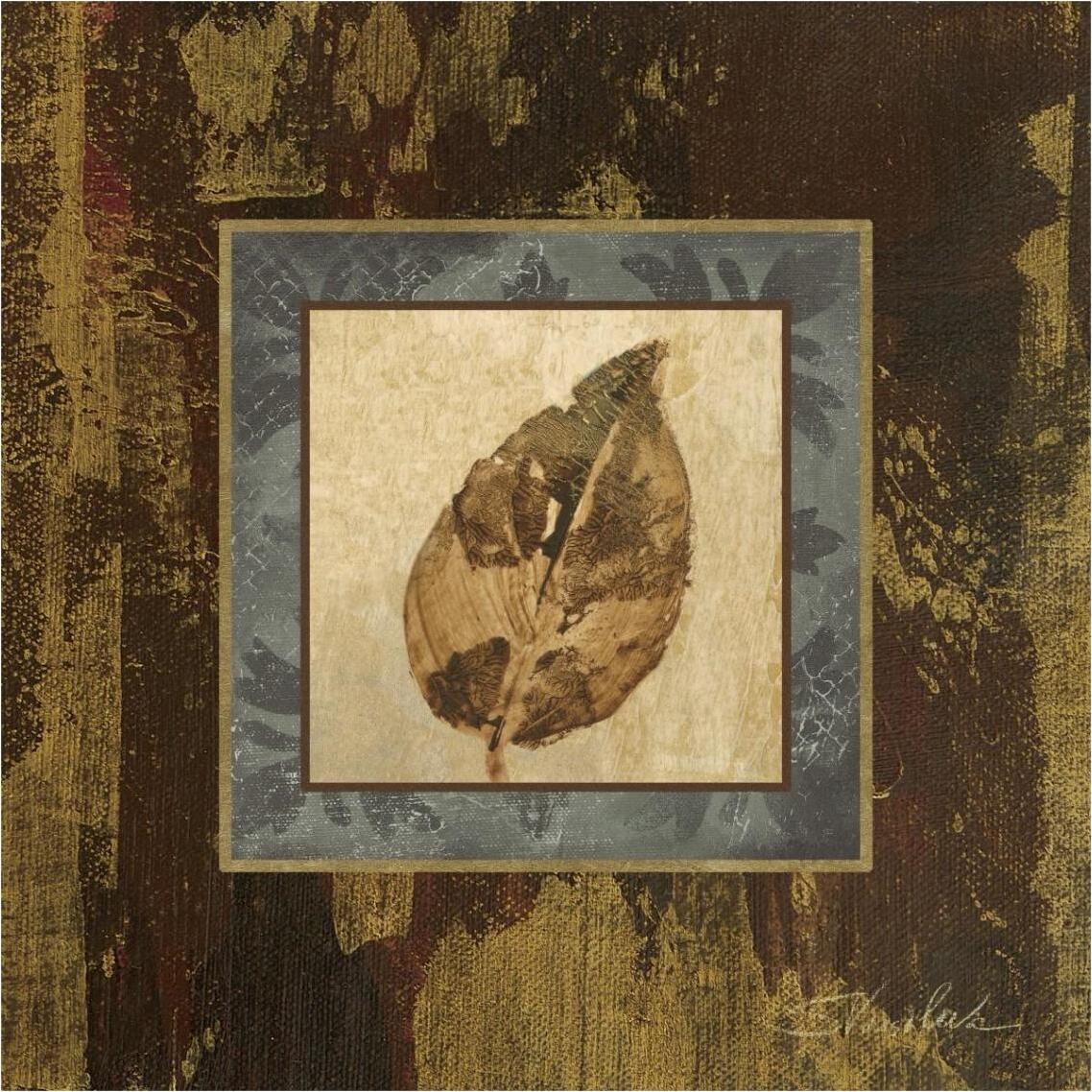 Autumn Leaf Square III -Paper Art-38&quotx38"