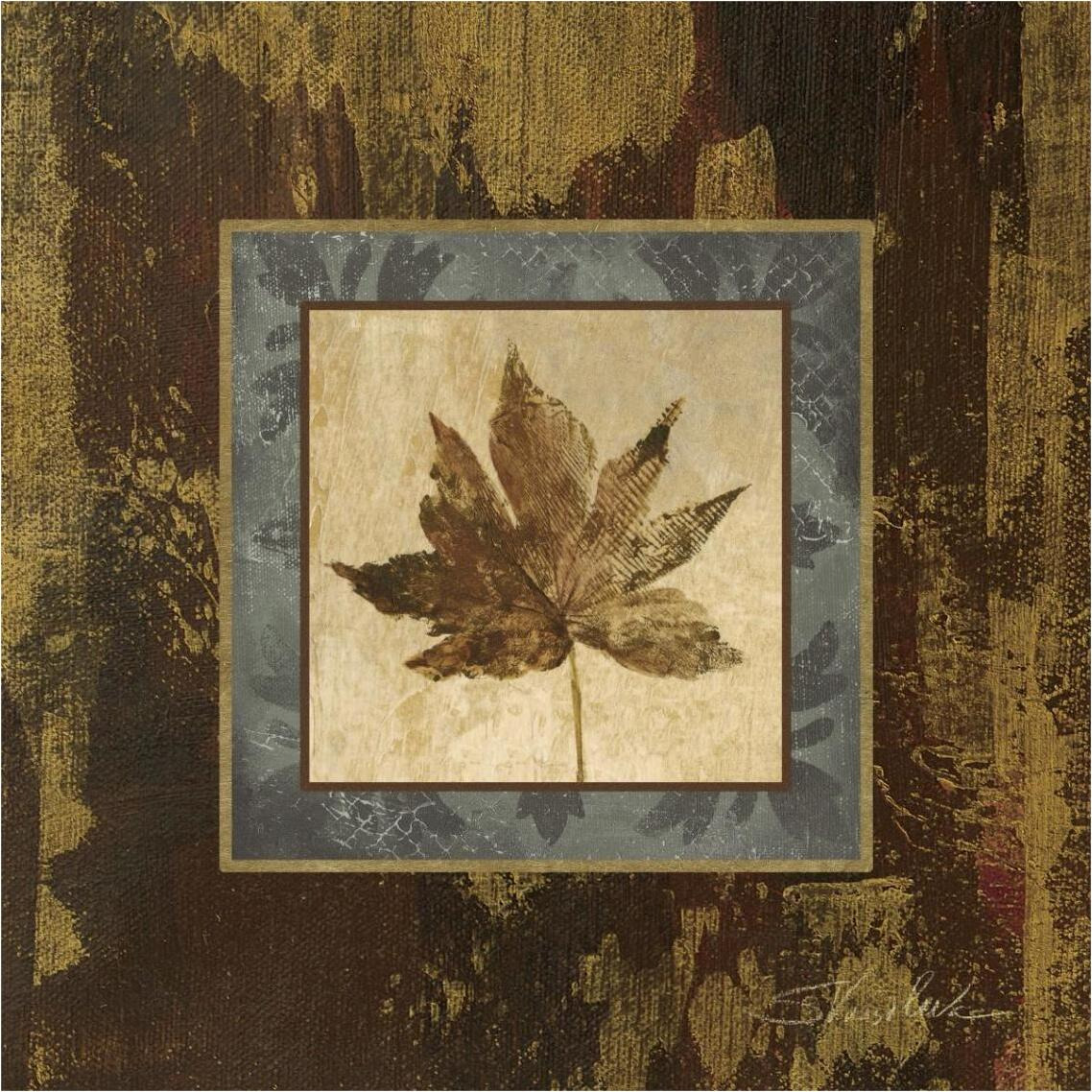 Autumn Leaf Square IV -Paper Art-38&quotx38"