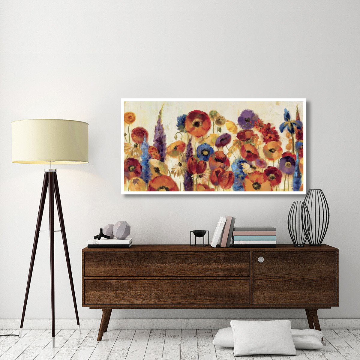 Joyful Garden -Paper Art-62&quotx32"
