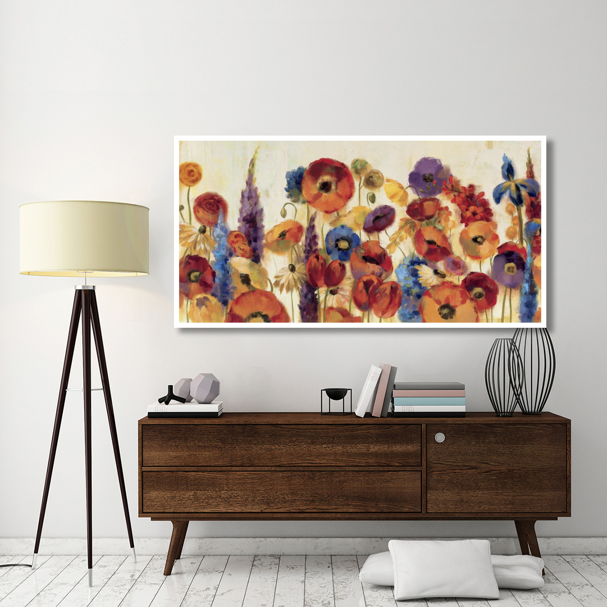 Joyful Garden -Paper Art-74&quotx38"