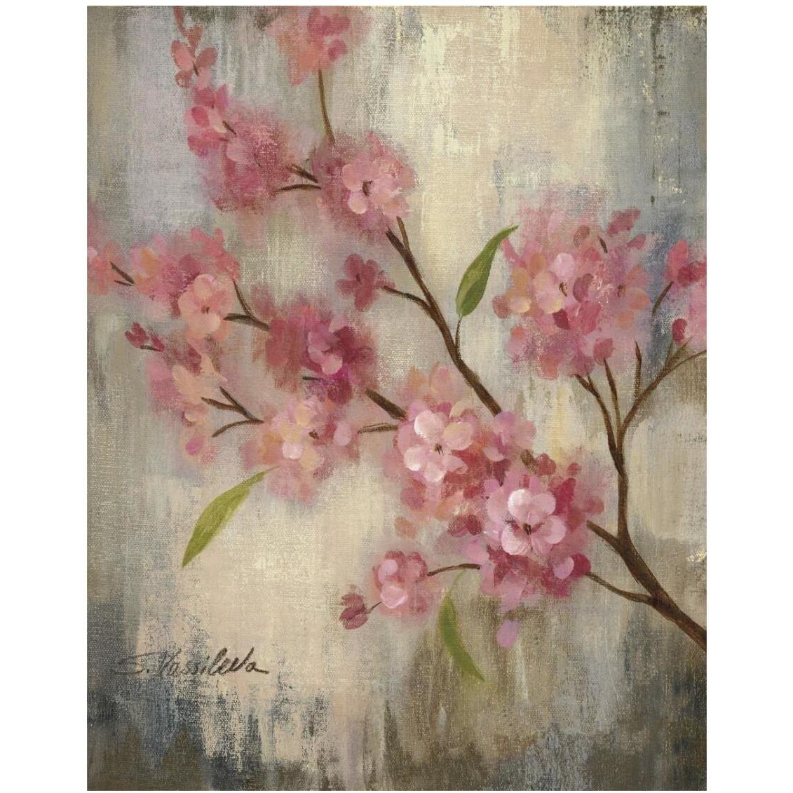 Cherry Blossom II Crop -Paper Art-24&quotx30"