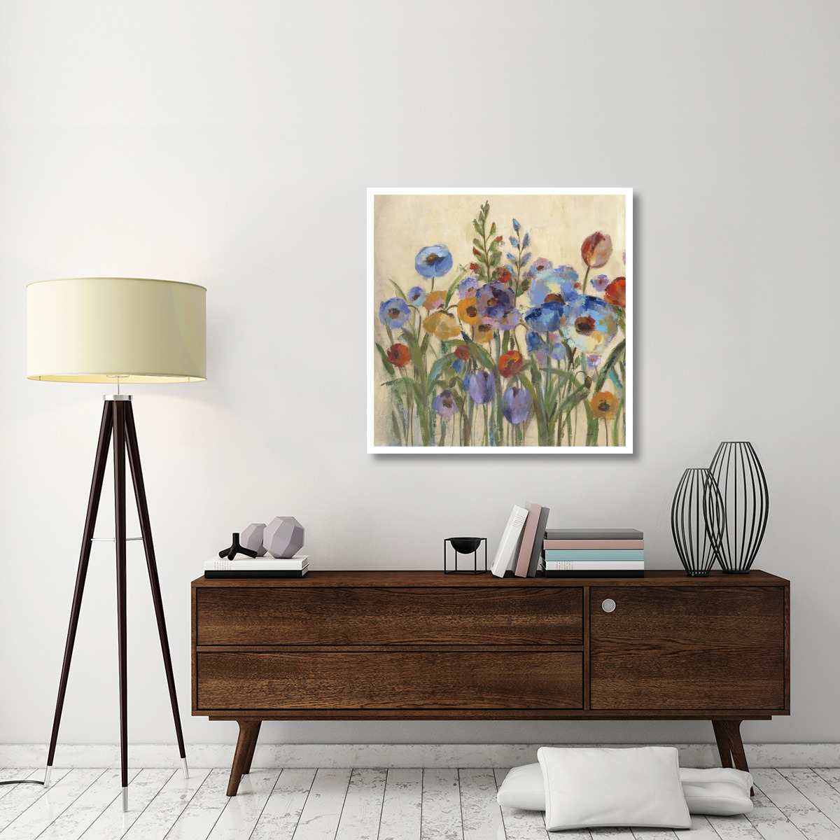 Sunrise Garden II -Paper Art-38&quotx38"