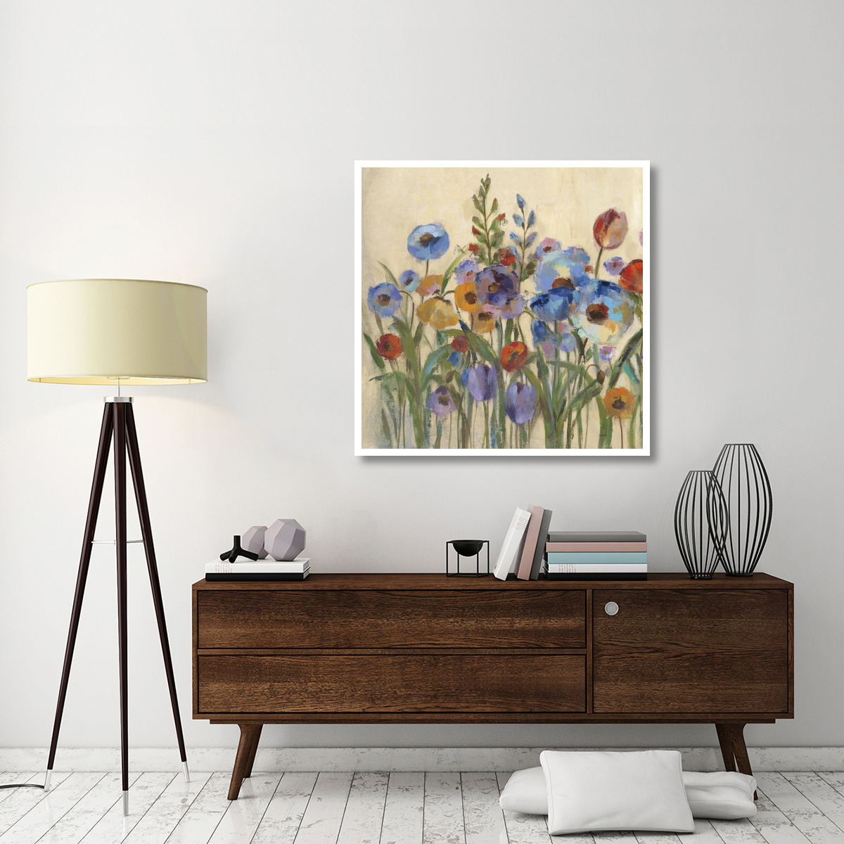 Sunrise Garden II -Paper Art-42&quotx42"