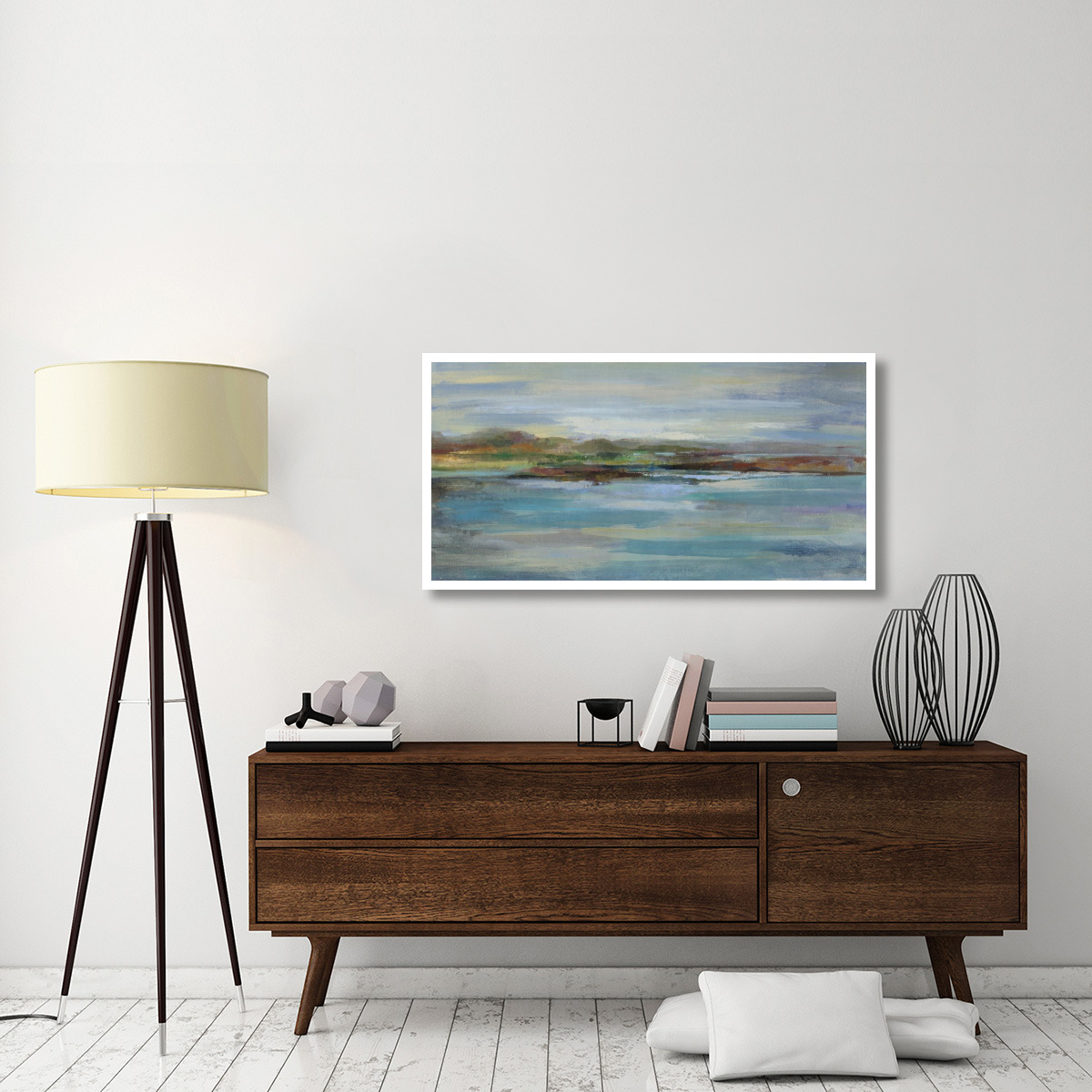 Northern Shore -Paper Art-50&quotx26"