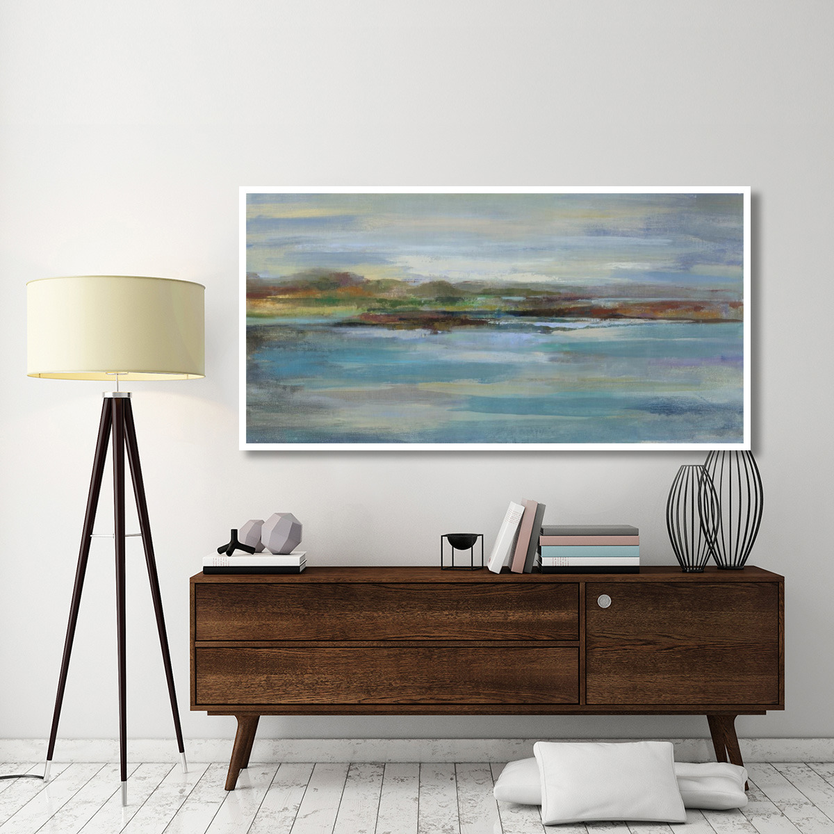 Northern Shore -Paper Art-74&quotx38"