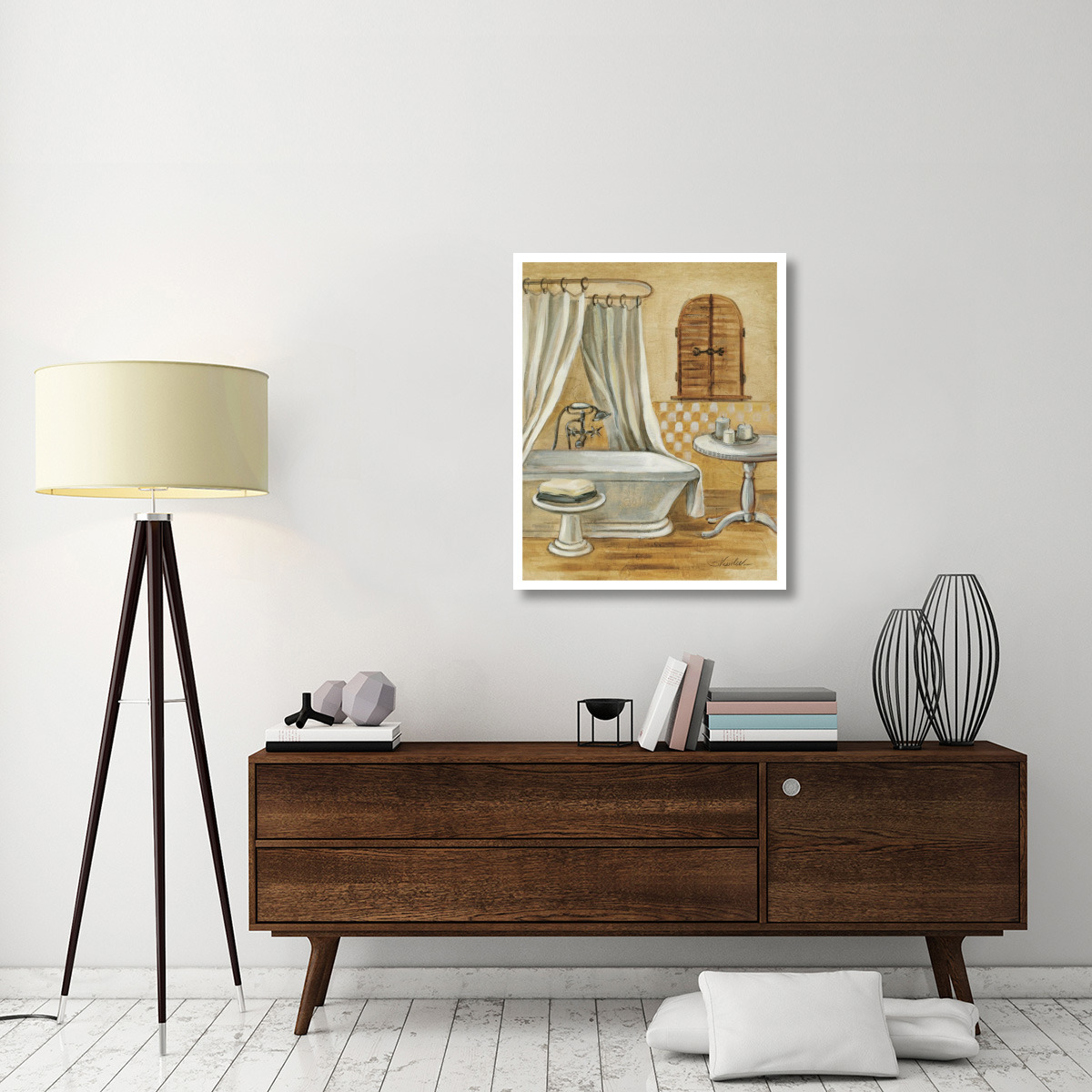 Light Bath I -Paper Art-30&quotx37"